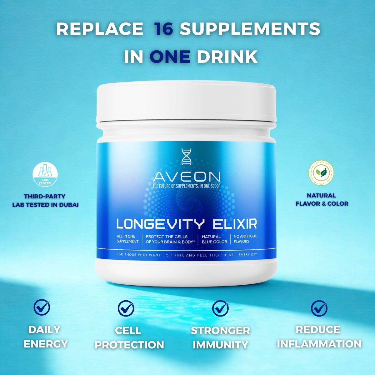 Daily Longevity Elixir: All-In-One-Supplement